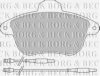 BORG & BECK BBP1159 Brake Pad Set, disc brake